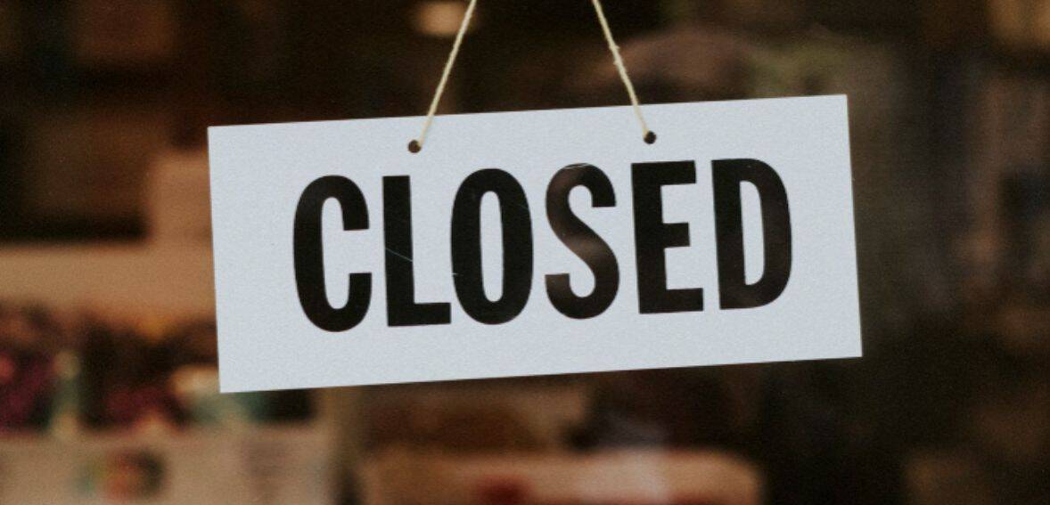 Shop closed